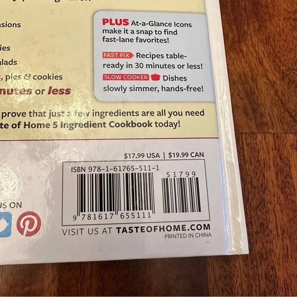 Taste Of Home 5 Ingredients Cookbook - Picture 3 of 3